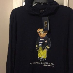 Mens polo Ralph Lauren bear hoodie